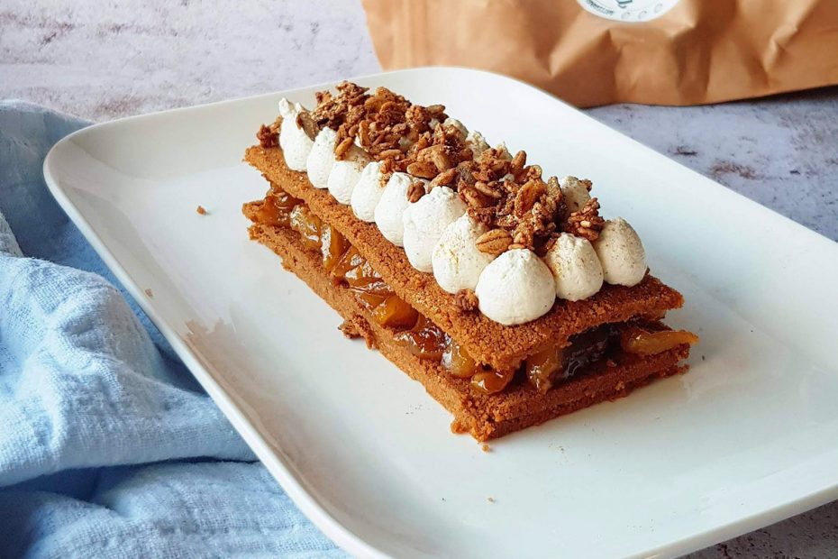 millefeuille speculoos